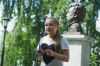 Свободный микрофон у памятника А.С. Пушкину